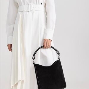 Staud Mel Black Suede Women's Bag